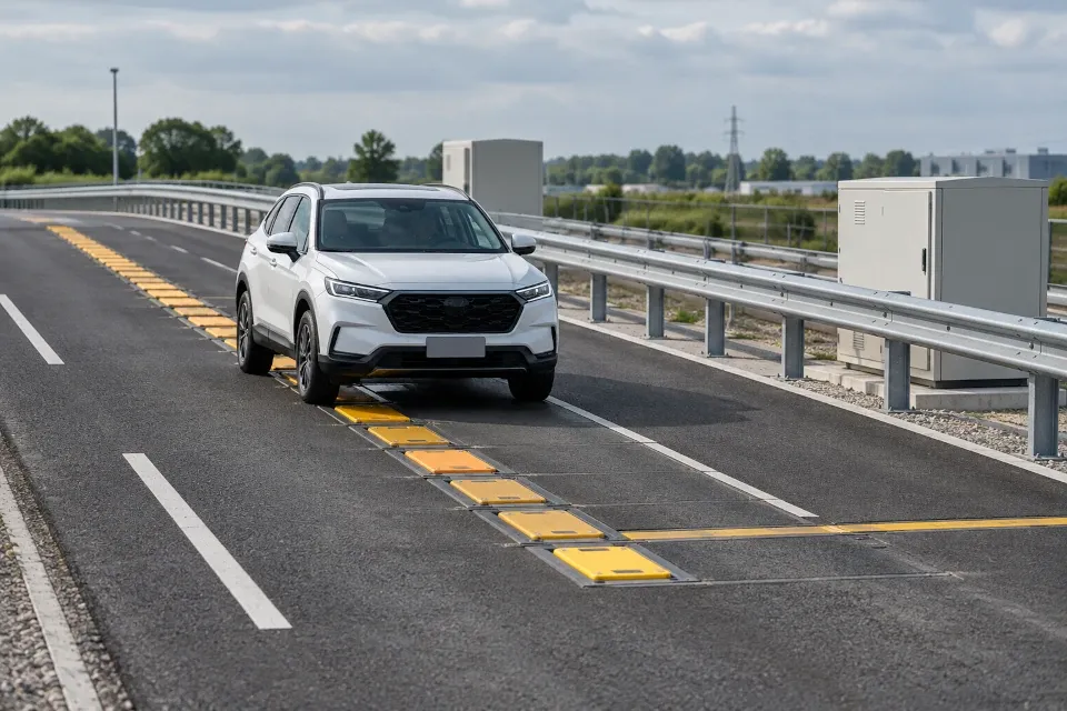 Honda готви технология за безжично зареждане на е-коли в движение