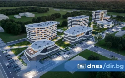 Първите общежития в новия студентски кампус в Бургас са почти готови (видео)