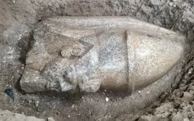 Край дом в Египет откриха 1,6-метрова глава на Рамзес II