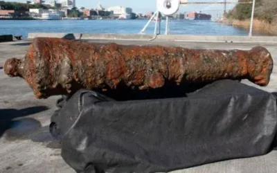 19 оръдия от Войната за независимост извадиха от река в САЩ