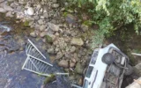 Кола падна в река Арда