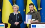 Урсула фон дер Лайен към Зеленски: „На ваша страна сме“