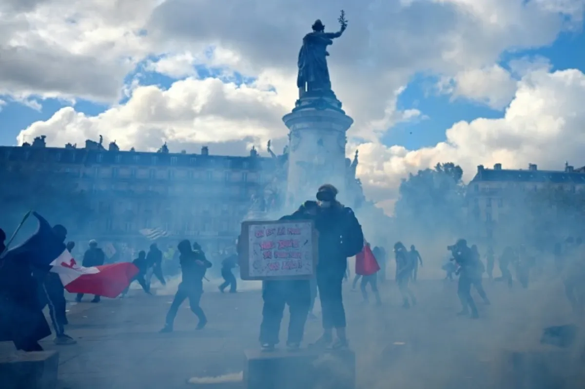 Сблъсъци между протестиращи и полиция в Брюксел
