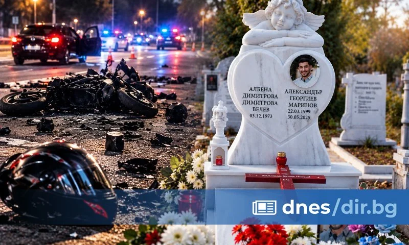 „Има ли по-голям ужас?“: Майка изписа името си на гроба на сина си, загинал в катастрофа