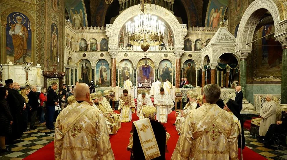 Патриарх Даниил оглавява литургията в Рилския манастир