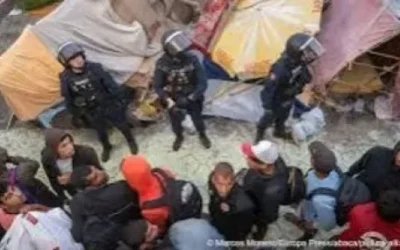 Полицията разчисти последните мигрантски лагери в Сеута