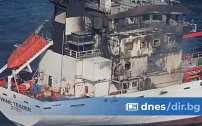 МО на Русия показа атака по кораб, разпознаха ударен в румънски води танкер