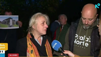 Протест срещу мащабното строителство и изсичането на дървета в подножието на Витоша