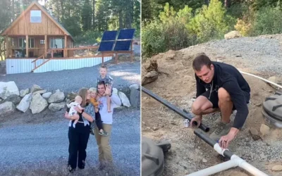 Замениха голямата къща с хижа! Семейство с 3 деца живее с вода от дъжда и ток от слънцето