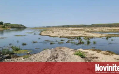 Безпрецедентно ниско е нивото на р. Дунав