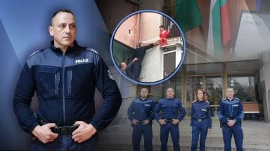 Мартин държа с ръката си два живота, но не заради униформата
