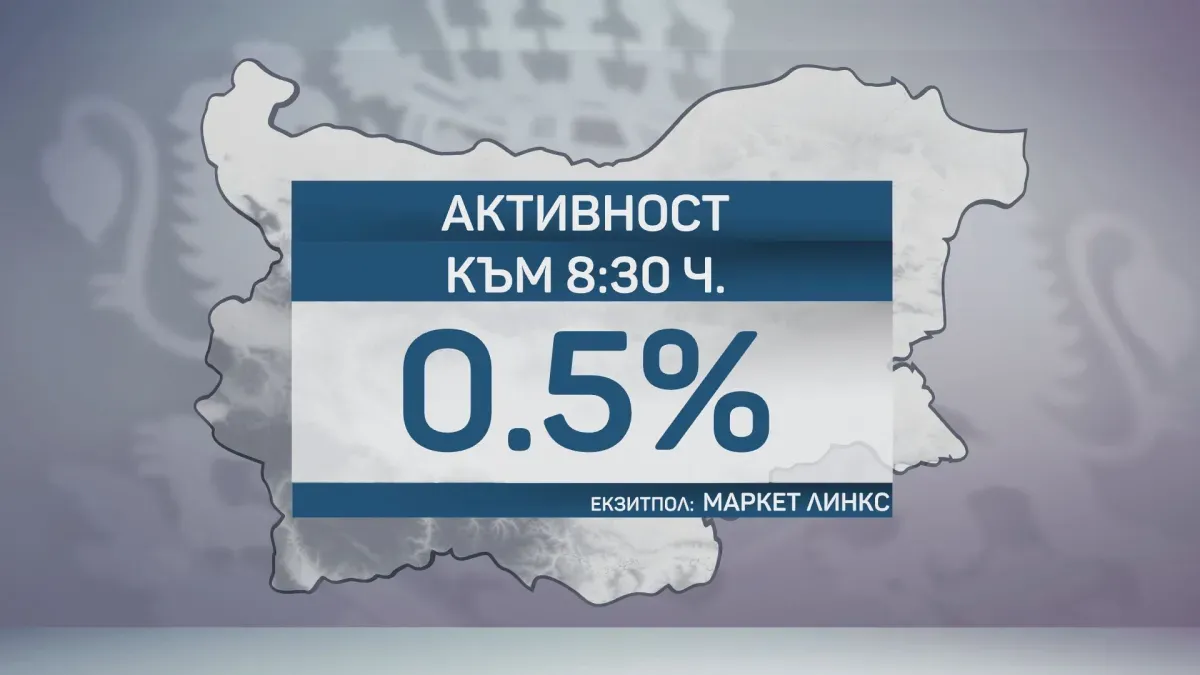 „Маркет ЛИНКС“: 0,5% активност към 8,30 ч