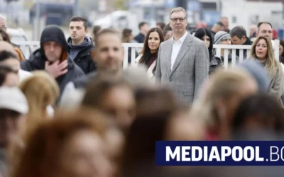 Сърбите свалят Вучич? 60% избирателна активност на изборите (ВИДЕО)