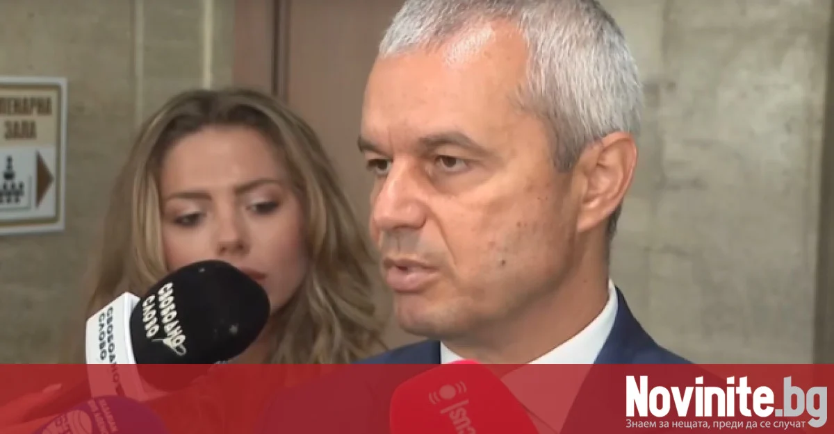 Костадинов: Резултатът на „Възраждане“ поставя партията в сериозна отговорност за балотажа