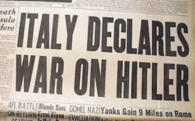 Италия обявява война на Германия на 13 октомври 1943 г