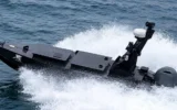 Дронът, заснет преди удара срещу контейнеровоза, вероятно е руският „Мурена-300С“