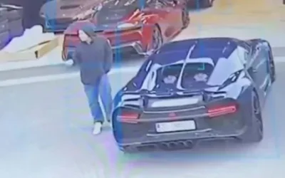Откраднаха Bugatti-то на Мате Римац, той лично подгони крадеца (ВИДЕО)