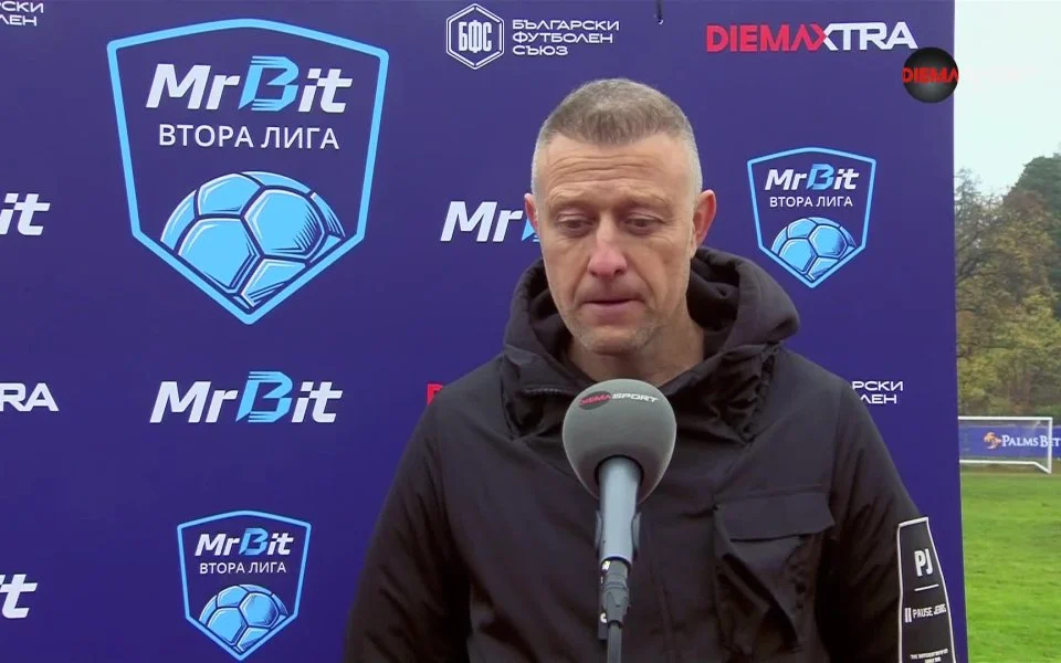 Владимир Манчев след равенството на Вихрен срещу Рилски спортист