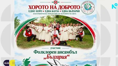 Българи от 12 държави се обединяват с „Хоро на доброто” в помощ на деца в нужда